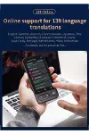 Kameralı 140 Dilde Wifi Özellikli Translator Elektronik Çeviri Cihazı Türkçe Menü-4