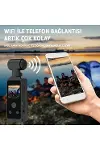 4K Ultra HD Aksiyon Kamerası 270° Geniş Açı Döner Klips Su Geçirmez Kılıf WiFi Kamera-6