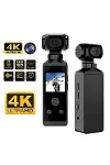 4K Ultra HD Aksiyon Kamerası 270° Geniş Açı Döner Klips Su Geçirmez Kılıf WiFi Kamera-1