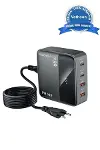 65W Masaüstü 4 Portlu Hızlı Şarj Cihazı İstasyonu 2xUSB-A, 2xTYPE-C Giriş,1,5 mt. Kablo-1