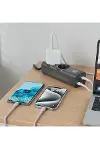 67W Hızlı Şarjlı Akıllı Çoklu Priz – 2000W Güç, 2 USB-C + 2 USB-A Çıkışlı, Telefon &amp; Laptop Uyumlu-6