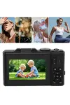 5K 75MP HD Dijital Kamera 18X Dijital Zoom, Flaşlı,3.0 inç Ekranlı Fotoğraf Makinesi-2