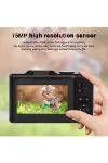 5K 75MP HD Dijital Kamera 18X Dijital Zoom, Flaşlı,3.0 inç Ekranlı Fotoğraf Makinesi-4