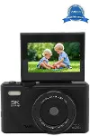 5K 75MP HD Dijital Kamera 18X Dijital Zoom, Flaşlı,3.0 inç Ekranlı Fotoğraf Makinesi-1
