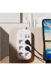 Termal Akım Korumalı 6’lü Priz 4x USB 2x Type-C Çıkışlı Grup Priz Çoğaltıcı (3500W) Siyah-6