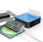 40 Portlu 400W Hızlı Şarj İstasyonu 20x USB + 20x Type-C PD Çıkışlı Şarj Cihazı-1