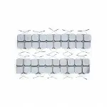 10 Paket 40 Adet  TENS Pedi 5×5 cm Kablolu Elektrot Ped – Yumuşak ve Esnek Medikal Ped-2