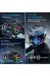 Y13 Motor Kask Kulaklık RGB Modlu Radyolu Motosiklet Kulaklık 5.3 Bluetooth Intercom-2