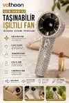 Taşınabilir Fan Kristal Yapay Elmas El Vantilatörü Mini Kişisel El Tipi Fan Işıltılı Soğutma Küçük Fan-1