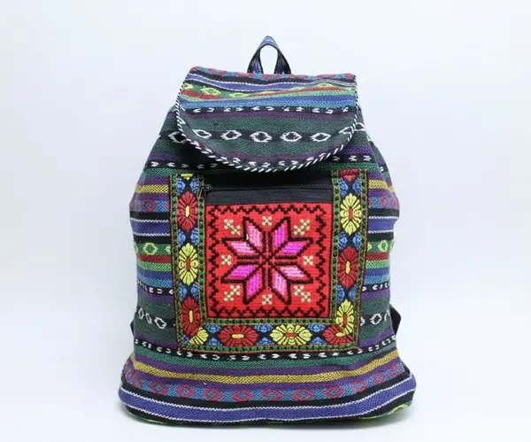 Kilim Desenli Sırt Çantası Alk-1