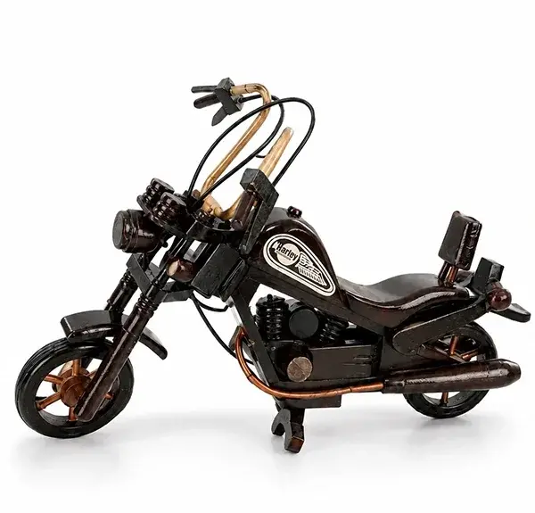 Dekoratif Ahşap Harley Motor Küçük Boy No:1140