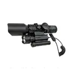 3-10x42 Nikula Zoomlu Av Tüfeği Dürbünü Tüfek Lazeri Zenon Fenerli M9-1