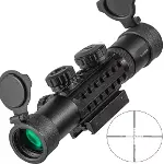 C3-9X26eg   Raylı Çift ışıklı Tüfek Dürbünü  11mm/22mm-1