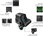 Spike 558 Hedef İşaretleyici Holografik Nişangâh Reddot - Siyah-6