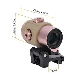 Nikula 558-G43 XPS2 Hedef İşaretleyici Red Dot - Holografik Nişangâh, 5x Büyütmeli Set Çöl Rengi-2