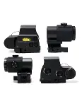 Nikula 558-G43 XPS2 Hedef İşaretleyici Red Dot - Holografik Nişangâh, 5x Büyütmeli Set-Siyah-4