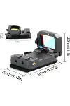 Vism Flipdot Reflex M2 Red Dot Sight - Katlanabilir Optik, Tabanca için 22mm Reflex Nişangâh-2