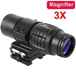 Nikula Magnifier 3x Yakınlaştırmalı Dürbün - 22mm Ray Uyumlu, Katlanır Yaylı Ayaklı-1