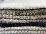 Kaymaz Tabanlı Kabartmalı Peluş Çok Amaçlı Örtü-5