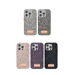 Onegif  İphone 15 Pro Bright Simli Kapak - Gümüş-2