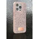 Onegif  İphone 15 Pro Bright Simli Kapak - Pembe-4