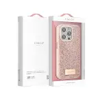 Onegif  İphone 15 Pro Bright Simli Kapak - Derin Mor-5