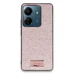 Onegif Xiaomi Redmi 13c Bright Simli Kapak - Pembe-1