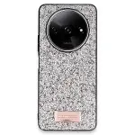 Onegif Xiaomi Redmi A3 4g Bright Simli Kapak - Gümüş-1