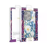 Onegif  İphone 14 Pro Flower Series Magsafe Kapak - Beyaz-4