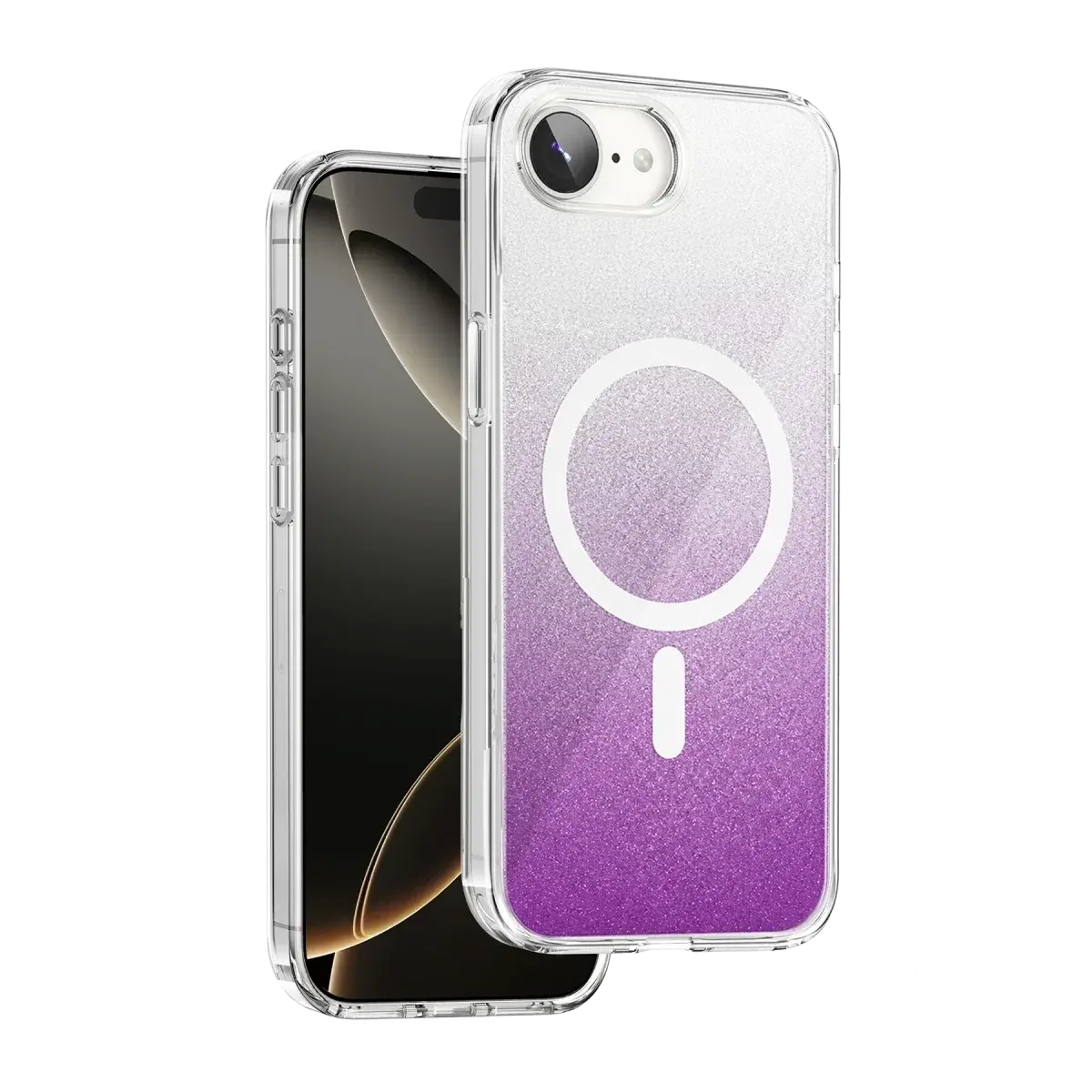 Onegif İphone 17e Sora Simli Magsafe Kapak - Mor
