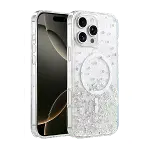 Onegif  İphone 16 Pro Max Misk Simli Magsafe Kapak - Desen 1-1