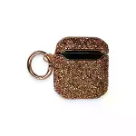 Airpods 2 (2.nesil) Mira Taşlı Kılıf - Rose Gold-2