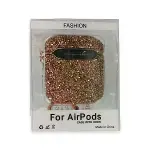 Airpods 2 (2.nesil) Mira Taşlı Kılıf - Rose Gold-3