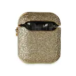Airpods 2 (2.nesil) Spell Simli Kılıf - Gold-3