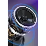 Pluse 7 Mikrofonlu Rgb Kablosuz Hoparlör - Beyaz-4