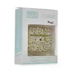 Airpods Pro 2 (2.nesil) Luz Taşlı Kılıf - Gold-4