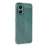 Oppo A38 Kılıf Auto Focus Kapak - Koyu Yeşil-2
