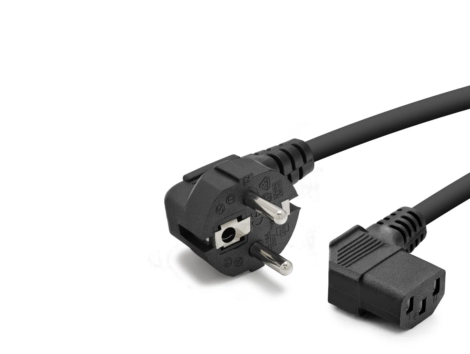 Kasa Güç Kablosu C13 3 Pin 1 Mm 500W L Tip 1.8 M HDX5555