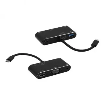 FA-7664TC TYPE-C TO HDMI/VGA ADAPTÖR