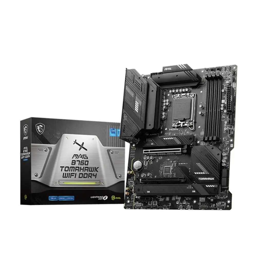 MAG B760 TOMAHAWK WIFI DDR5 LGA1700 7000 PCI-E Gen5 HDMI DP GLan WIFI 6E ATX