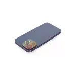 İphone 12 Pro Max Renkli Kamera Lens Koruma Cam - Turuncu-kırmızı-2
