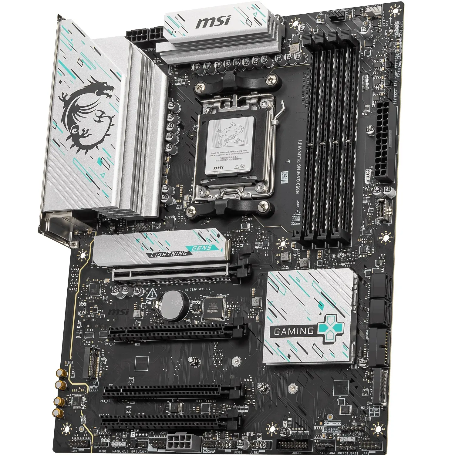 B850 GAMING PLUS WIFI B850 Chipset AM5 Socket DDR5 8200MHZ(OC) DP 3x M.2 USB 10Gbs 5G LAN WI-FI 7 ATX