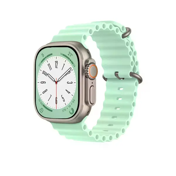 Watch 42mm Ocean Kordon - Açık Yeşil