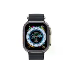 Watch Ultra 49mm Alüminyum Kasa Cam Ekran Koruyucu - Mor-3