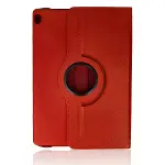 Lenovo M10 X505f Kılıf 360 Tablet Deri Kılıf - Kırmızı-2
