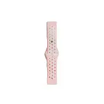 Watch 22mm Spor Delikli Kordon - Pembe-beyaz-2