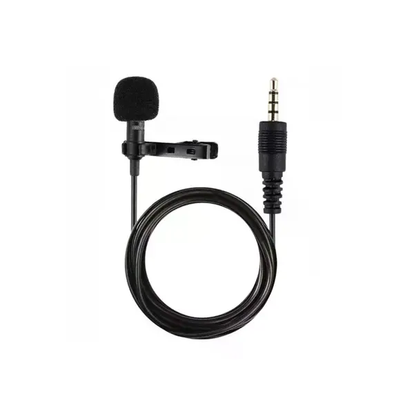 3.5mm Jak 1.5 Metre Double Mikrofon - Siyah