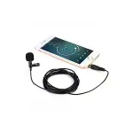 3.5mm Jak 1.5 Metre Double Mikrofon - Siyah-2