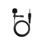 3.5mm Jak 1.5 Metre Double Mikrofon - Siyah-1