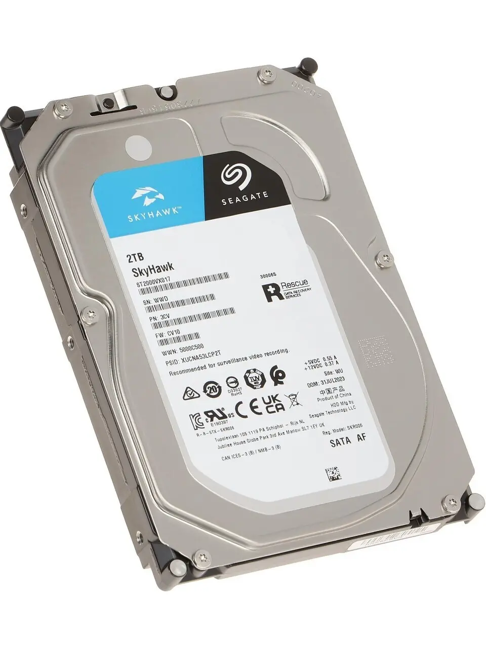 ST2000VX017 2TB SKYHAWK 3.5" SATA3 SV35 5900RPM 256MB 7/24 GUVENLIK (İthalatçı)